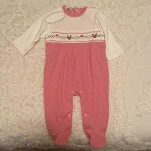 Christmas footie outfit